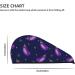 Eggplant Microfiber Hair Towel | Soft Super Absorbent Wrap for Women | Quick Dry Coral Velvet Cap for Long Curly & Thick Hair - Buy Online on GoSupps.com