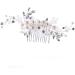 FRCOLOR Accessories bridal headpiece pearl hair accessories white hair accessories bridal comb wedding hair accessories bridal hair accessories wedding hair comb bride crystal Hair Comb - Buy Online on GoSupps.com