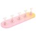 Mikinona 1 Set Nail Practice Holder Decorative Nail Display Nail Holders for Nail Painting Nail Stand Acrylic Trays for Display Press on Nails Rack Nail Decor Plastic Suite Gold and Silver