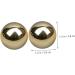 Homsfou Brass Baoding Fitness Balls - 2 Pack Gymnastics & Massage Hand Rolling Balls for Enhanced Relaxation & Recovery - Buy Online on GoSupps.com