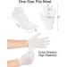 Buy 2 Pairs Silicone Moisturizing Glove Socks Set | Anti-Slip Gel Socks for Softening Dry Cracked Skin | Women’s Spa Pedicure Foot Care (White - Buy Online on GoSupps.com