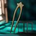 minkissy Wooden Star Hair Stick - Antique Chinese Hair Forks Vintage Wooden Hairpin for Long Hair Hanfu Headdress for Bride Ladies Women Girls - Buy Online on GoSupps.com