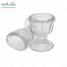 ChillEyes Transparent Glass Eye Wash Cup - Effective Eye Rinse and Cleansing Eco-friendly Non-Reactive Safe and Comfortable (Set of 2) - Buy Online on GoSupps.com