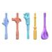 JUCHRZEY 5pcs Baby Chew Toys | Safe Silicone Teething Toys for Babies | Perfect for Soothing Gums - Buy Online on GoSupps.com