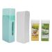 Hair removal waxing kit hair removal wax warmer with 200 g hair removal wax and 100 pieces of hair removal paper for salon and home use (EU connector)
