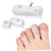 GLEAVI 4 Pairs Toe Covers Toe Separators Tubes Toe Spacer Toe Protector Tubes White Toe Caps Toe Caps Toe Protectors Toe Sleeve Protective Agent Protective Case Headgear - Buy Online on GoSupps.com
