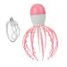 Sewoart massage device Head massage with tingling hair stimulation scratch scratch trees to the scalp shampoo massage brush head scratch pink baby octopus ABS shock