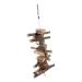 Yardwe Guinea Pig Treats Parrots Biting playthings Hamster Swing Oral Chewing playthings Wooden