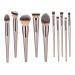 10 Champagne Gold Makeup Brushes