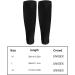 Fulenyi Compression Sleeves for Leg Support - Breathable Calf & Shin Cuffs Black M | International Shipping - Buy Online on GoSupps.com