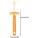 Fomiyes Silicone Baby Toothbrush | 3-in-1 Oral Care Brush for Toddlers | Safe Nano Material for Gentle Teeth Cleaning - Buy Online on GoSupps.com