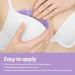 NEWGO Breast Ice Pack 2 Pack - Hot Cold Therapy Gel Pads for Nursing Mothers - Pain Relief After Breast Surgery - Mastitis Relief - Soft Plush Backing (Purple) - Buy Online on GoSupps.com