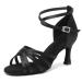 RUYBOZRY Women's Latin Dance Shoes Ballroom Performance Professional Practice Dancing Shoes,Model 802QB Black-3" Heels-802qb 6
