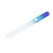 REMOS Nail File Made of Real Tempered Glass - Double-Sided Blue