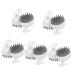 Magiclulu 10 StK Shampoo massage brush Compact massage device for the scalp hair crawl massage brush for the scalp scalp massage hair stuff.