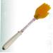 Healeved 2-Piece Face Massage Tools | Facial Roller & Cleaning Device | Muscle Roller Stick - White & Orange - 34x6cm - International Shipping Available - Buy Online on GoSupps.com