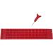 4 Lines 28 Cells Braille Writing Slate and stylus (Red) - Buy Online on GoSupps.com