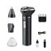 Ultimate 3-in-1 Electric Shaver for Men - Fast Charging Sharp Blades Comfortable Grooming Water Resistant - Perfect Razor Face Trimmer Ear and Nose Hair Trimmer Designed in Germany