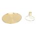 MOXA-stick storage base stainless steel round stable safe compact Moxa roll-stick fire extinguisher with ash fan shell stable base (gold)