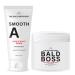 The Bald Brothers Bald Head Care Set | Complete Natural Bald Head Care | Daily Grooming Set for Men | Cleanses Exfoliates & Moisturizes | 60-90 Count Supply