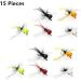 15-Piece Fly Fishing Kit | Nymphs for Bass & Pike | Includes Storage Box for Mandarin Fish & Perch Accessories - Buy Online on GoSupps.com