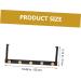 FELTECHELECTR Door Hook Coat Hangers Hat Hanger Towel Rack Hanging Organizer for Coat No Punching Metal Door 50X8cm Black - Buy Online on GoSupps.com