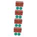 Beaupretty 8 Stk turquoise handball gemstone round ball wooden baoding balls round gifts baoding balls train stress relief turquoise handballs decorate wooden massage fitness