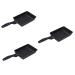 HOMSFOU 3pcs Omelet Pan Cooking Pan Skillet Egg Cooker Pan Tamagoyaki Sandwich Toaster Maker Nonstick Frying Pan Steak Frying Pan Aluminum Alloy + Square Pan Grill Plate 36.5x15cmx3pcs Blackx3pcs