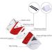 Double-side Magnetic Glass Cleaner Wiper Window Cleaner Magnetic Glass Cleaning Tool Brush for Double Glazed Window Thickness 0.5"-1" (15-24mm) (Red) - Buy Online on GoSupps.com