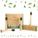 Org-O Bamboo Electric Toothbrush Replacement Heads - 4-Pack | Eco-Friendly Charcoal Bristles | Biodegradable Soft Bristles | Compatible with Phillips & Ordo Sonic - Buy Online on GoSupps.com