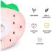 Adjustable Cat Collar - Soft Protective Cone for Wound Healing & Safety | Anti-Bite Comfort for Cats Dogs & Kittens - Strawberry Design - Buy Online on GoSupps.com