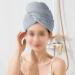 Quick-Drying Dry Hair Hat | Water-Absorbing Thickened Towel for Women - Perfect for Hair Care - Buy Online on GoSupps.com