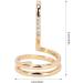 Fingernail Tip Opening Ring - Gold Decorative Nail Ring for Women | Fingertip Jewelry Nail Art Accessory for Valentine's Day - Buy Online on GoSupps.com
