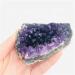1pc 40g-55g Purple Feng Shui Natural Amethyst Crystal Quartz Drusy Geode Cluster Stone Decoration Ornament Feng Shui Decoration Raw Stones and Minerals Full of Texture