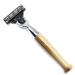 Edwin Jagger Diffusion Series Chrome Plated Handler for the Gillette Mach3 Razor (Tan)