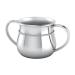 Krysaliis Silver Plated Classic Bulge Beaded Cup - Elegant Engravable Personalized Non-tarnishing Cup Keepsake Gift - Packaged in a Premium Gift Box