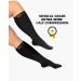 Zeta Wear Compression Stockings for Thick Calves - Comfortable NapperNation Prevents Swelling & Pain Large Cuffs Black - Buy Online on GoSupps.com