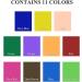 Nacorulu 22 Pack Color Correction Gel Light Filter - 8.26 x 11.69 Inches - 11 Transparent Colors - Lighting Gel Filter Plastic Sheets - for Photography and Video - 22 Pack - Buy Online on GoSupps.com