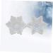 COHEALI 6 Pcs Epoxy Resin Diy Epoxy Gel Mould Mold Christmas Set up Whitex3pcs 5X8cmx3pcs - Buy Online on GoSupps.com