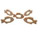 Organic Wood Goldfish Teether - 2pcs Handmade Beech Wooden DIY Pacifier Chain Pendant - Buy Online on GoSupps.com