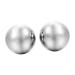 Fomiyes 2st stainless steel ball Fitness balls Hand rolling balls Exercise training ball sports toys manage balls made of metal massage balls for exercises fancer comb stainless steel baoding firm