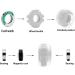 Luminous Green Roller Skate Wheels with Bearings for Double Row Skating | Indoor & Outdoor Use - Buy Online on GoSupps.com