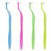 Qianyu 4 pieces Tuft toothbrush orthodontic toothbrushes.