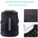 OrgaNeat Waterproof Rain Cover - 26-40L Backpack, Reinforced Rainproof Layer, Reflective Strip, Storage Bag, Anti-Slip Straps - Black Medium - Buy Online on GoSupps.com