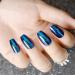 24pcs Mirror Holographic Chrome Coffin False Nails - Beautiful Glitter Chameleon Effect - Buy Online on GoSupps.com