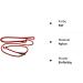 Buy Mystique Hunting Profi Silent Shoulder Leash 8mm with Pull Limiter - 280cm Red | International Shipping Available - Buy Online on GoSupps.com