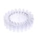 Minkissy 10pcs false nail art display tips nail color display diagram color display lace nail gel polish board practice for nail polish training (transparent)