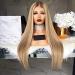 Buy Long Blonde Wig with Dark Roots | Natural Women's Cosplay Wig - International Shipping - Buy Online on GoSupps.com