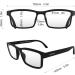Buy Stylish London Mole Glasses | Unisex Rectangular Reading Glasses with Feder Hinges | Eco-Friendly Recycled Matt Black 1.5x - Buy Online on GoSupps.com