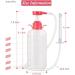 Vaginal and Anal Douche Cleaner Kit - 3 Nozzle Tips, Reusable Manual Enema for Coffee Water Colon Cleansing (600ml) - Buy Online on GoSupps.com